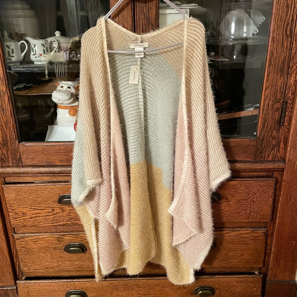 Francesca’s colorful sweater